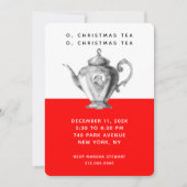 クリスマスティーの招待状 招待状 (正面)