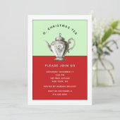 クリスマスティーの招待 招待状 (スタンド正面)