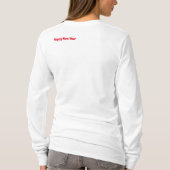 クリスマスティーオールドカー&リース Tシャツ (裏面)