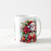 クリスマスティーカップサンタ2 コーヒーマグカップ (正面右)