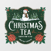 クリスマスティーサンタのブレンド素晴らし ウィンドウサイン (シート)