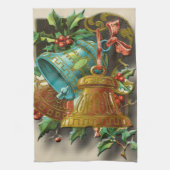 クリスマスティータオル贈り物 キッチンタオル (縦)