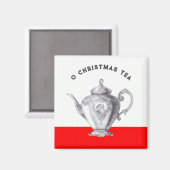 クリスマスティーパーティーのお返し マグネット (正面/裏面)