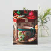 クリスマスティーパーティーアット祖母の家 招待状 (スタンド正面)