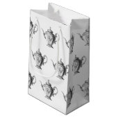 クリスマスティーパーティーティーポット スモールペーパーバッグ (裏面アングル)