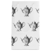 クリスマスティーパーティーティーポット スモールペーパーバッグ (正面)