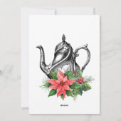 クリスマスティーパーティーホリデーティーパーティー シーズンカード (裏面)