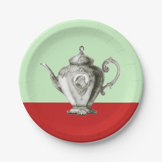 クリスマスティーパーティー ペーパープレート (正面)