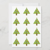 クリスマスティー招待状 招待状 (裏面)