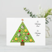 クリスマスティー招待状 招待状 (スタンド正面)