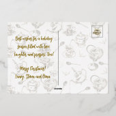 クリスマスティー！　クリスマスティー！ 箔シーズンカード (裏面)