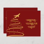 クリスマステイクオフカード ポストカード (正面/裏面)