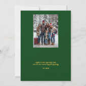 クリスマステイクオフカード 招待状 (裏面)