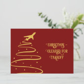 クリスマステイクオフカード 招待状 (スタンド正面)