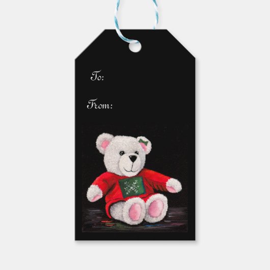 クリスマステディギフトラベル ギフトタグ (正面)