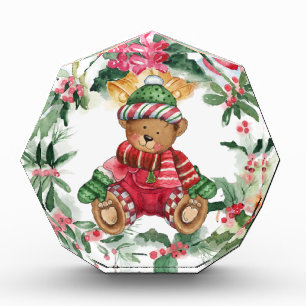 クリスマステディベアのフォトブロック フォトブロック