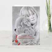 クリスマステディベアギフトカード シーズンカード (裏面)