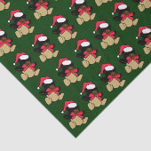 クリスマステディベアティッシュペーパー 薄葉紙 (詳細)
