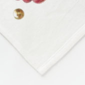 クリスマステディベアフリースブランケット フリースブランケット (角)