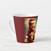 クリスマステディベア1 カフェラテマグ (左アングル)