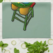 クリスマステディベア キッチンタオル (折り畳み)