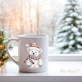 クリスマステディベア コーヒーマグカップ