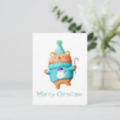 クリスマステディベア シーズンポストカード (スタンド正面)