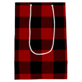 クリスマステディベア ミディアムペーパーバッグ (裏面)