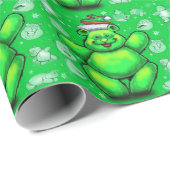 クリスマステディベア ラッピングペーパー (ロールコーナー)