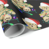 クリスマステディベア ラッピングペーパー (ロールコーナー)