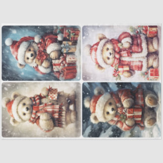 クリスマステディベア 薄葉紙