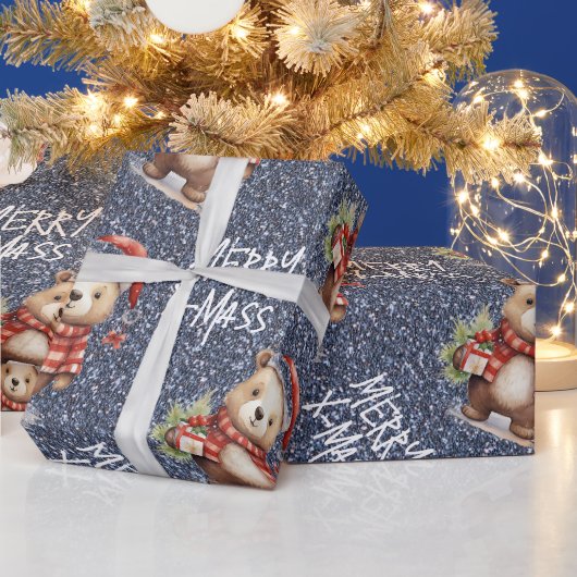 クリスマステディ ラッピングペーパー (クリスマス)