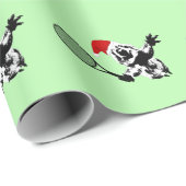 クリスマステニスクォッカラッピング紙 ラッピングペーパー (ロールコーナー)