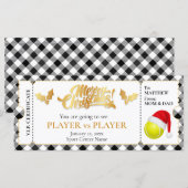 クリスマステニスチケット、サプライズギフト券 (正面/裏面)