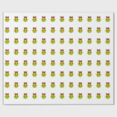 クリスマステニスボールラッピング紙 ラッピングペーパー (フラット)