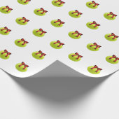 クリスマステニスボールラッピング紙 ラッピングペーパー (角)