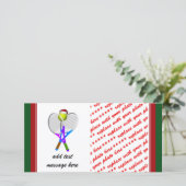 クリスマステニスボール&ラケット シーズンカード (スタンド正面)