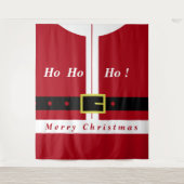 クリスマステプティSantaギフト – あなたのテキスト名 タペストリー (正面)