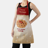 クリスマステンプレートは愛で作られた。 エプロン (インサイチュ)