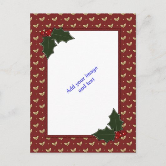 クリスマステンプレート シーズンポストカード (正面)