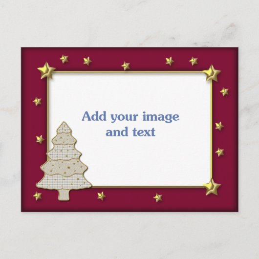 クリスマステンプレート シーズンポストカード (正面)
