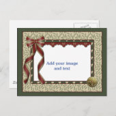 クリスマステンプレート シーズンポストカード (正面/裏面)