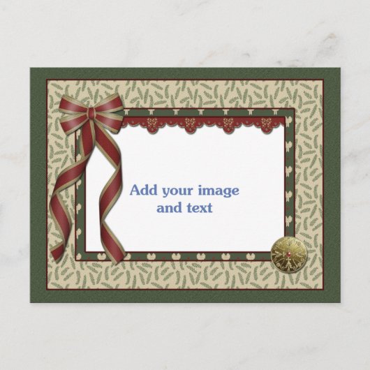 クリスマステンプレート シーズンポストカード (正面)