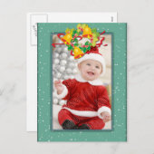 クリスマステンプレート（鐘あり） シーズンポストカード (正面/裏面)