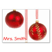 クリスマステーブルカード テーブルナンバー (裏面)