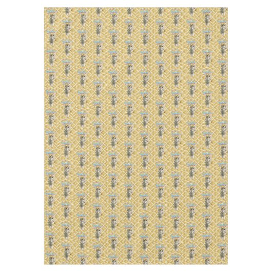 クリスマステーブルクロスメリーハッピーホリデーズエンジェル テーブルクロス (正面)