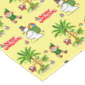 クリスマステーブルクロス夏ビーチサンタ テーブルクロス (アングル)