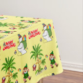 クリスマステーブルクロス夏ビーチサンタ テーブルクロス (インサイチュ)