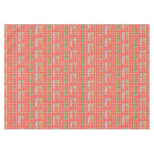 クリスマステーブルクロス,ハッピーホリデーズレッドグリーン テーブルクロス (正面(横))