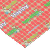 クリスマステーブルクロス,ハッピーホリデーズレッドグリーン テーブルクロス (アングル)